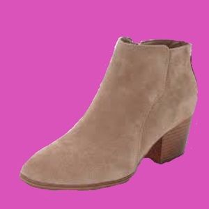Suede Chunky Heel Boots